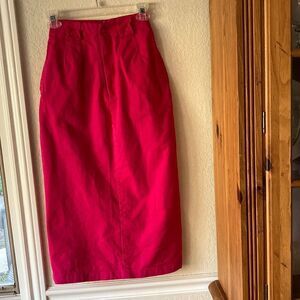 Vintage Rafferty Hot Pink High Waisted 100% Cotton Size S